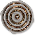 Outward Hound Fun Feeder Drop Dog Bowl, Grey, 4 cup