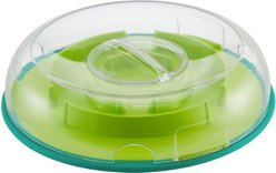 Nina Ottosson Outward Hound Wobble Plastic Slow Feeder Dog Bowl, 1-cup