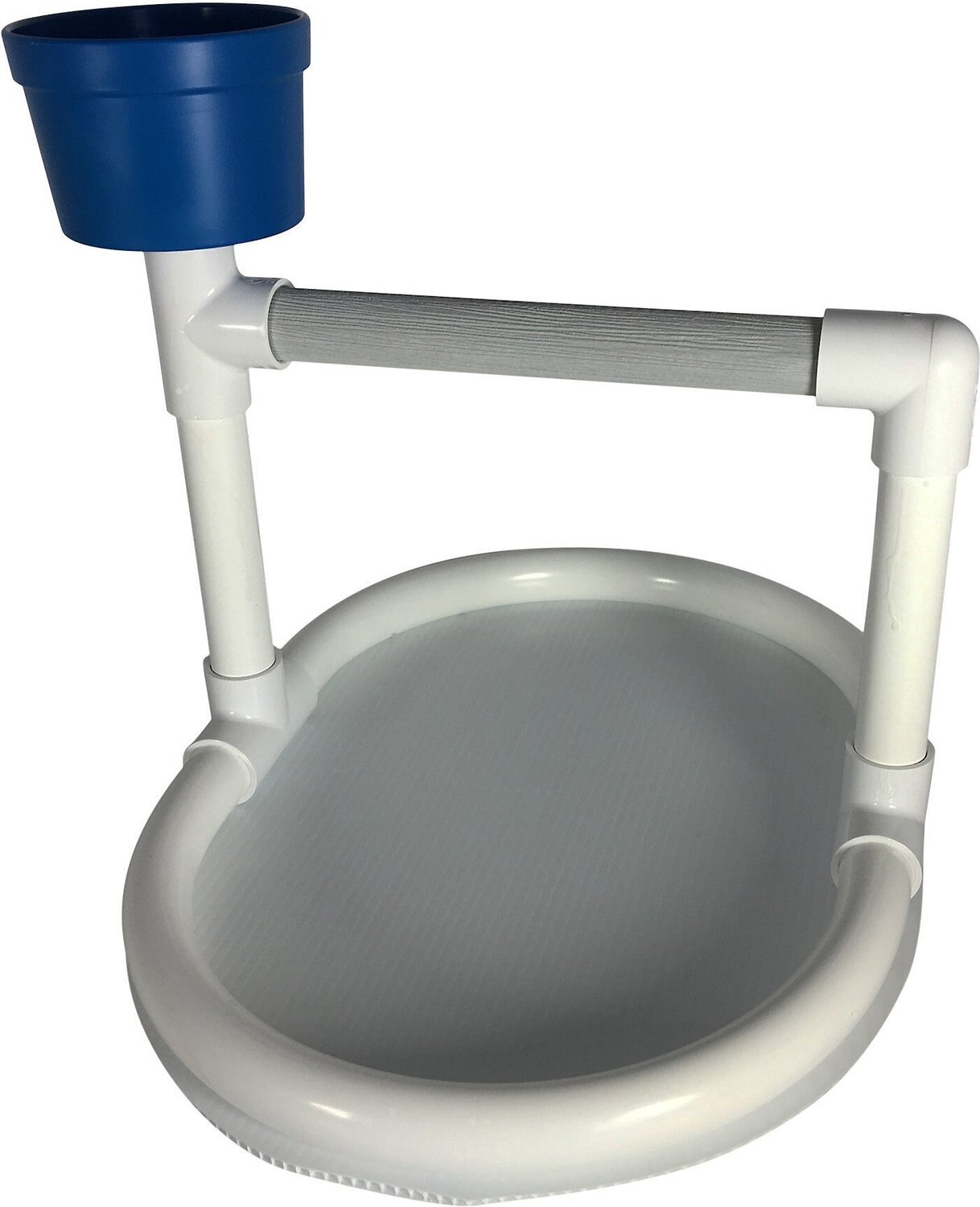 FEATHERSMART Table Top Bird Stand Perch & Cup, Small