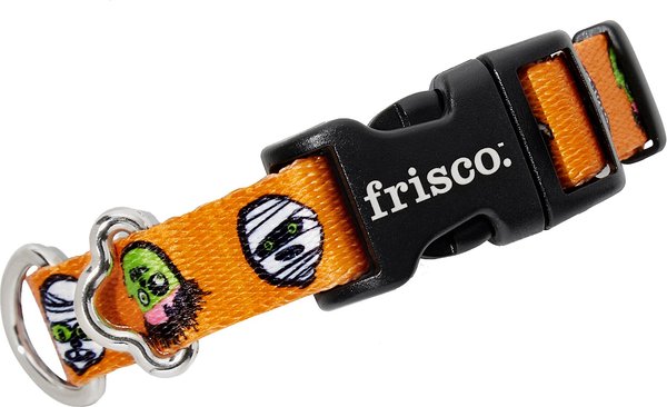 Frisco Monster Bash Polyester Dog Collar, X-Small: 8 to 12-in neck, 5/8-in wide slide 1 of 4