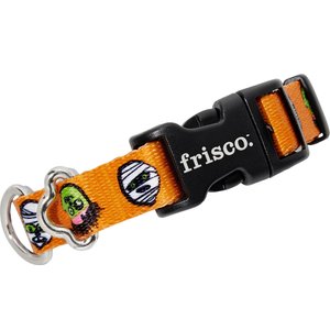 Frisco Monster Bash Polyester Dog Collar, X-Small: 8 to 12-in neck, 5/8-in wide