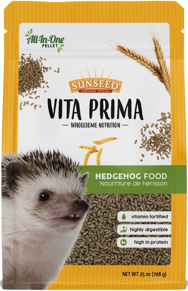Sunseed Vita Prima Dwarf Hamster Food - Dry Food for Dwarf Hamsterrs -  Vitamin-Fortified with Essential Nutrients - Supports Healthy Digestion and