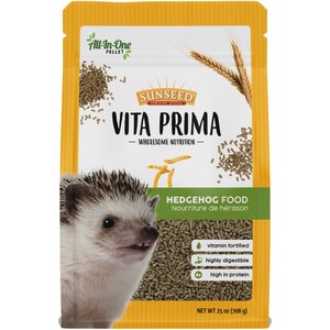 Sunseed Vita Prima High-Protein Poultry, Seafood & Mealworm Food Blend Vitamin-Fortified Hedgehog Food, 1.56-lb bag
