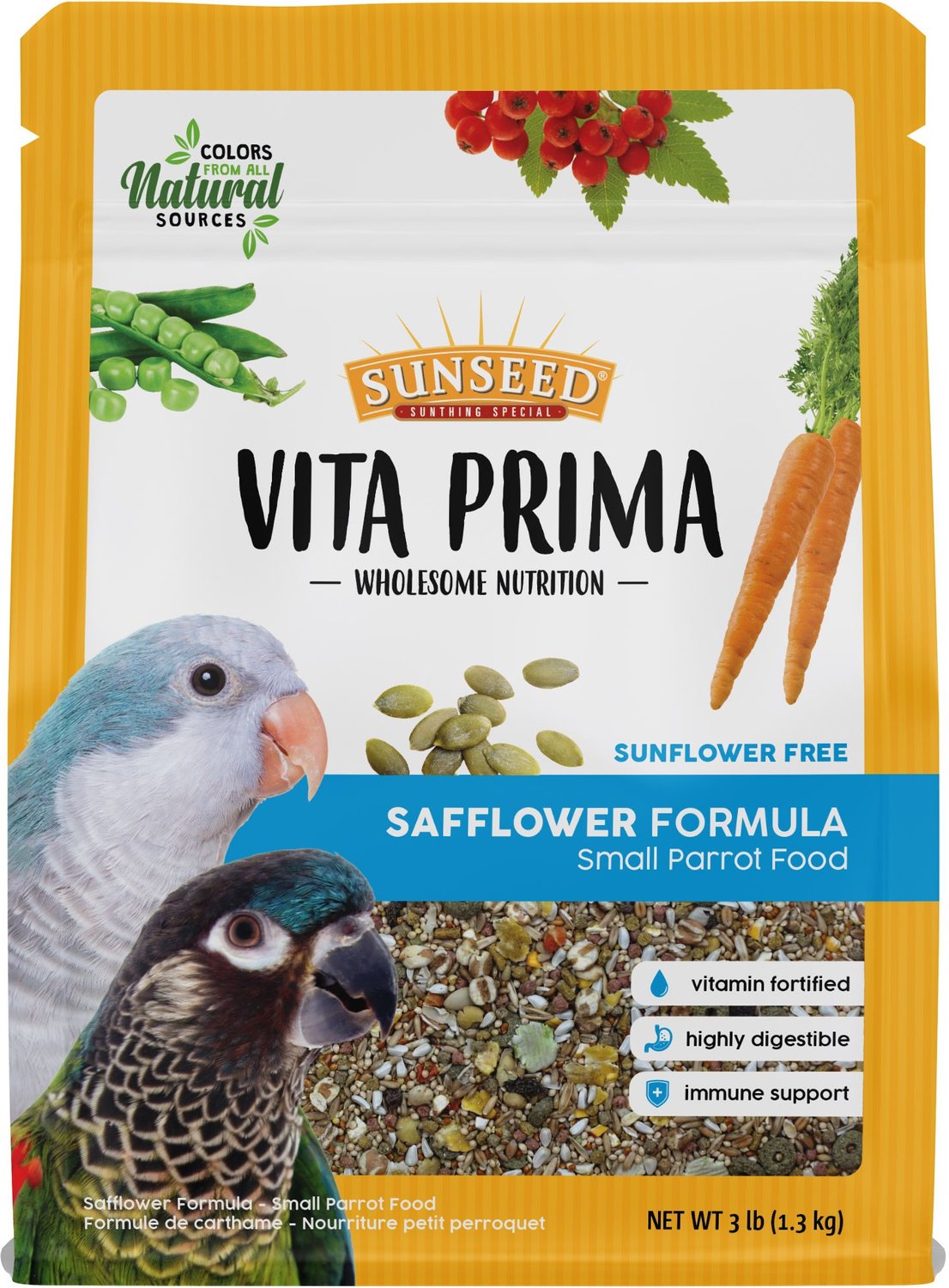 sunseed vita prima parrot food