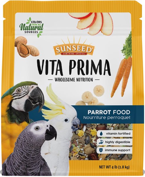 Sunseed Vita Prima Parrot Food, 4-lb bag slide 1 of 4