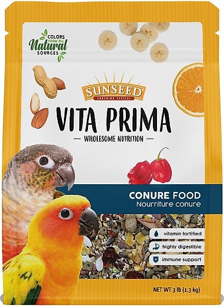 Sunseed Vita Prima Conure Food, 3-lb bag slide 1 of 4