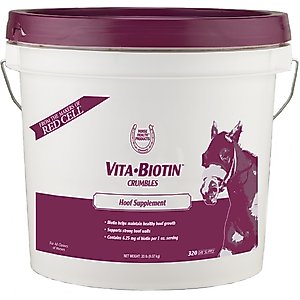 Horse Health Products Vita Biotin Crumbles, Supports Proper Hoof Health in Horses 20 pounds, 640 Day Supply