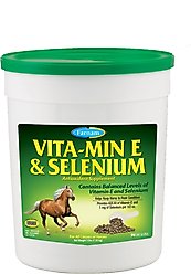 Farnam Vita-Min E & Selenium Antioxidant Soft Chew Horse Supplement, 3-lb bucket