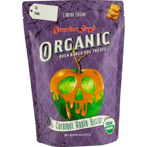 Grandma Lucy's Organic Caramel Apple Oven Baked Dog Treats, 8-oz bag