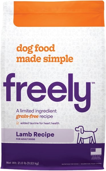 Freely Lamb Recipe Limited Ingredient Grain-Free Dry Dog Food, 21-lb bag slide 1 of 8