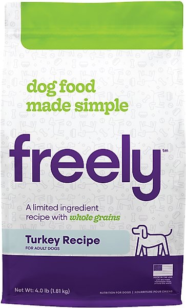 Freely Turkey Recipe Limited Ingredient Whole Grain Dry Dog Food, 4-lb bag slide 1 of 8
