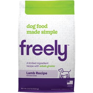 Freely Lamb Recipe Limited Ingredient Whole Grain Dry Dog Food, 21-lb bag