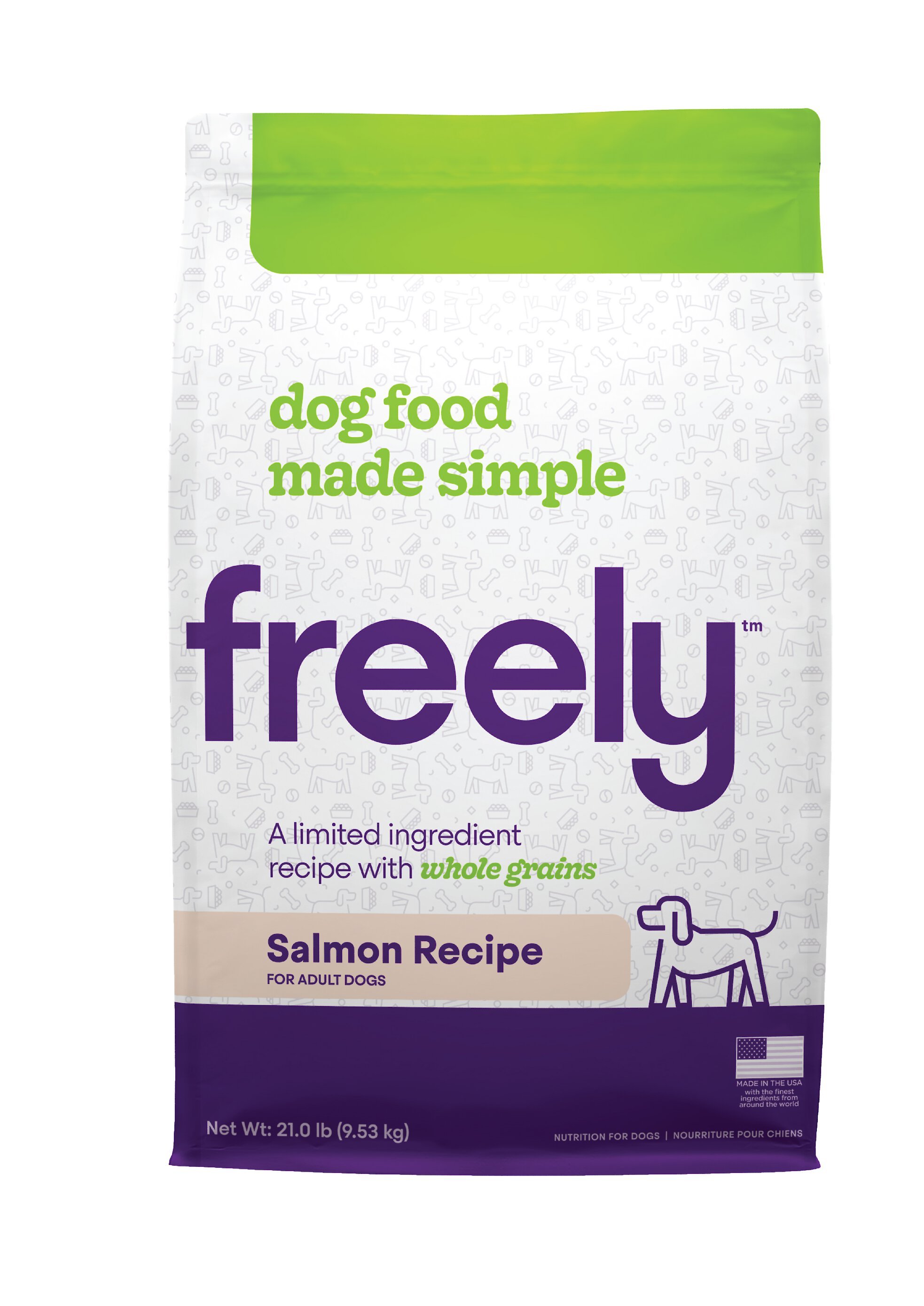 On its website Freely states that the ingredients in its dog food are