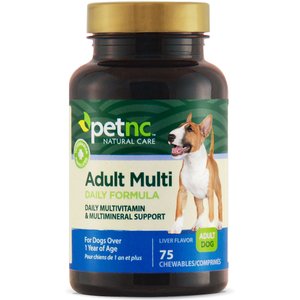 PetNC Natural Care Adult Multi Daily Formula Dog Supplement, 75 count