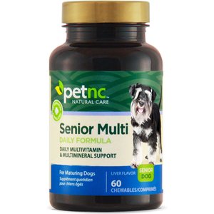 PetNC Natural Care Senior Multi Daily Formula Dog Supplement, 60 count