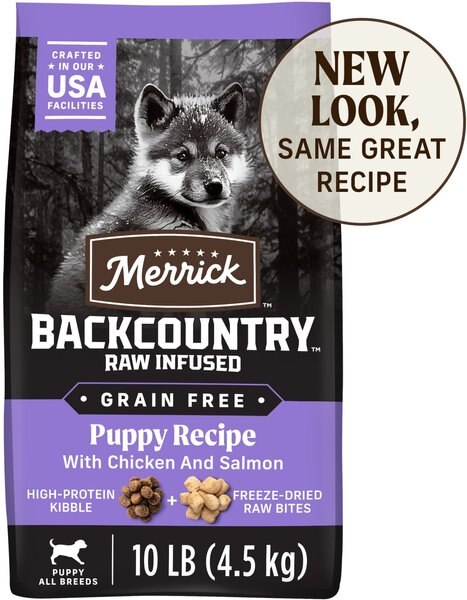 merrick grain free puppy recipe dry dog food