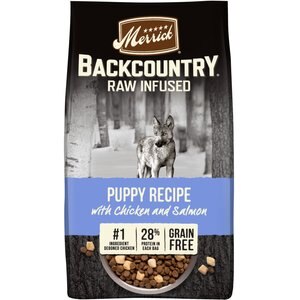 Merrick Backcountry Raw Infused Grain-Free Dry Dog Food Puppy Recipe, 10-lb bag