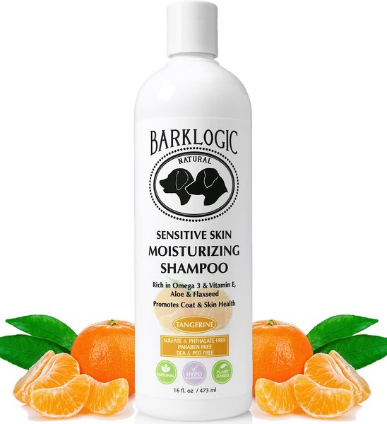 BarkLogic Sensitive Skin Moisturizing Tangerine Dog Shampoo, 16-oz bottle slide 1 of 7