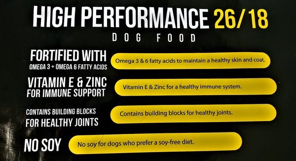 Joy High Performance Dry Dog Food
