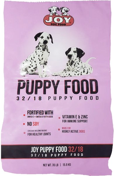 Puppy food hot sale pink bag