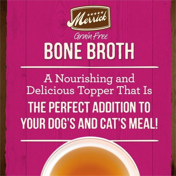 Bone Broth Powder Merrick Pet Care Grain Free Chicken Bone Broth