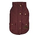 Fab Dog Quilted Barn Dog Coat, Burgundy, 24-in