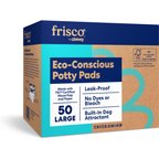 Frisco Eco-Conscious Dog Training & Potty Pads, 22 x 23-in, 50 count, Unscented