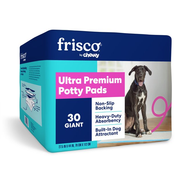 FRISCO Giant NonSkid Ultra Premium Dog Training & Potty Pads, 27.5 x