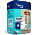Frisco Charcoal Dog Training & Potty Pads, 22 x 23-in, Unscented, 50 count