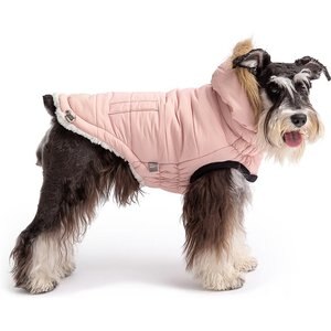 GF Pet Urban Insulated Quilted Dog Parka, Pink, XX-Small