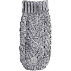 GF Pet Chalet Dog Sweater, Grey, XXX-Small