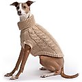 GF Pet Chalet Dog Sweater, Oatmeal, Medium