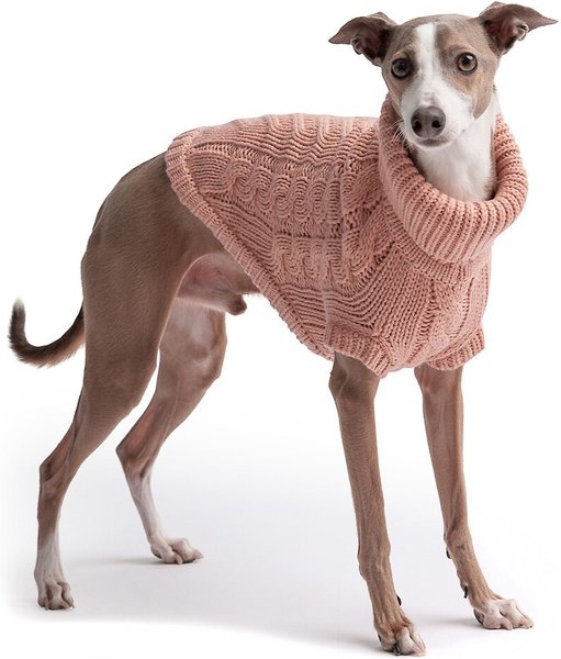 GF Pet Chalet Dog Sweater, Pink, Medium slide 1 of 5