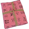 Molly Mutt Pink Cadillac Dog & Cat Blanket, Medium