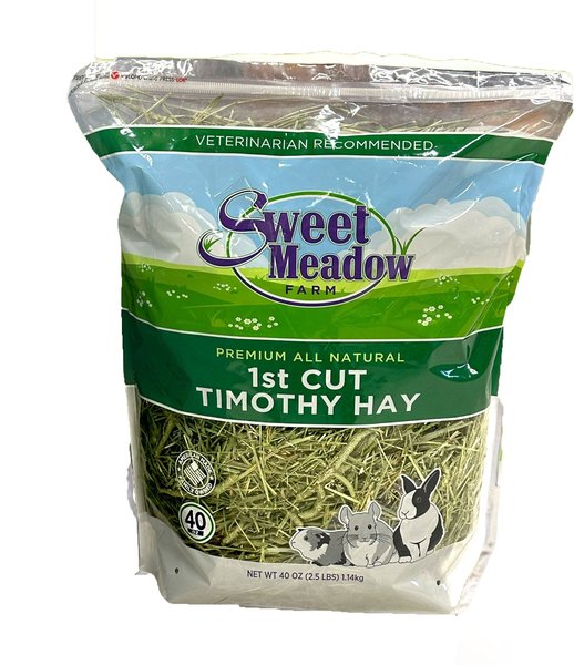 Sweet Meadow Farm 1st Cut Timothy Hay Small Pet Food, 40-oz bag slide 1 of 4