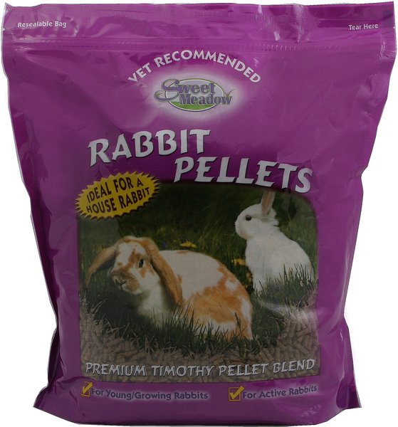 Sweet Meadow Farm Rabbit Pellets Premium Timothy Blend Rabbit Food, 10-lb bag slide 1 of 3