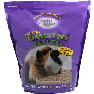 Sweet Meadow Farm Premium Timothy Pellets Adult Guinea Pig Food, 10-lb bag