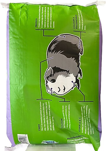 Sweet Meadow Farm Premium Timothy Pellets Adult Guinea Pig Food, 40-lb bag