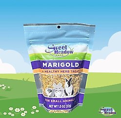 Sweet Meadow Farm Marigold Herb Small Pet Treats, 1.3-oz bag
