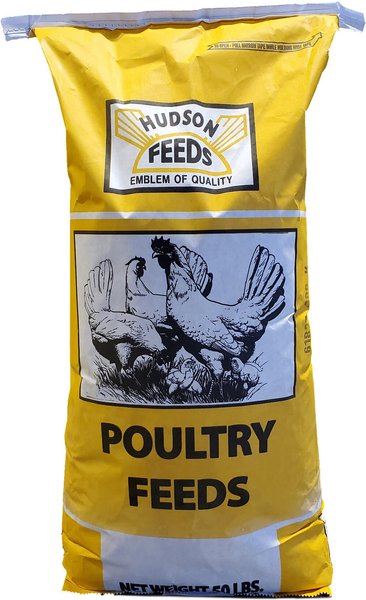 Hudson Feeds Poultry Feeds Chick Starter-Grower Medicated Chicken Feed, 50-lb bag slide 1 of 2