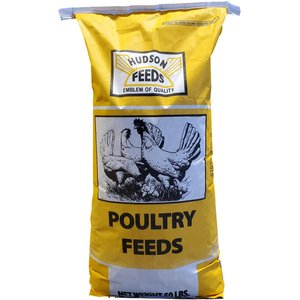 Hudson Feeds Poultry Feeds Chick Starter-Grower Medicated Chicken Feed, 50-lb bag