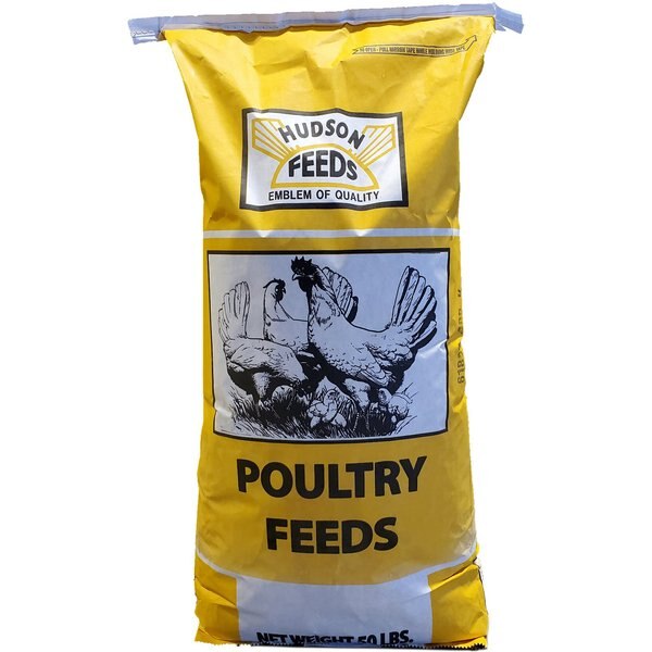 Hudson Feeds 28% Protein Multi-Flock Starter Complete Poultry Feed, 50-lb bag