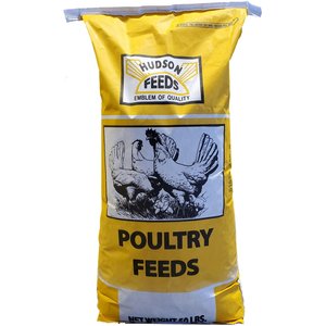 Hudson Feeds 18% Protein Multi-Flock Grower/Finisher Complete Poultry Feed, 50-lb bag