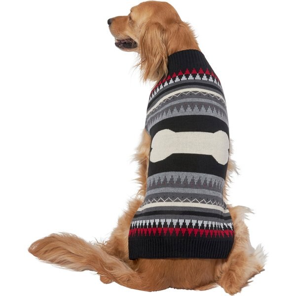 Wagatude Multi-Colored Stripe Pom Hood Dog Sweater
