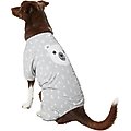 Wagatude Gray Polar Bear Face Print Dog Pajama, X-Small