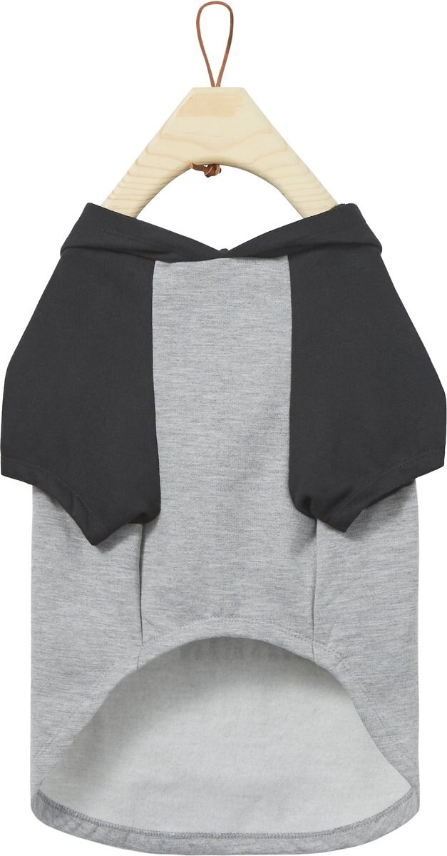 WAGATUDE Gray Straight Up Mama's Boy Dog Hoodie, XXLarge