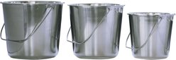 AmeriHome Assorted Stainless Steel Bucket Set slide 1 of 7