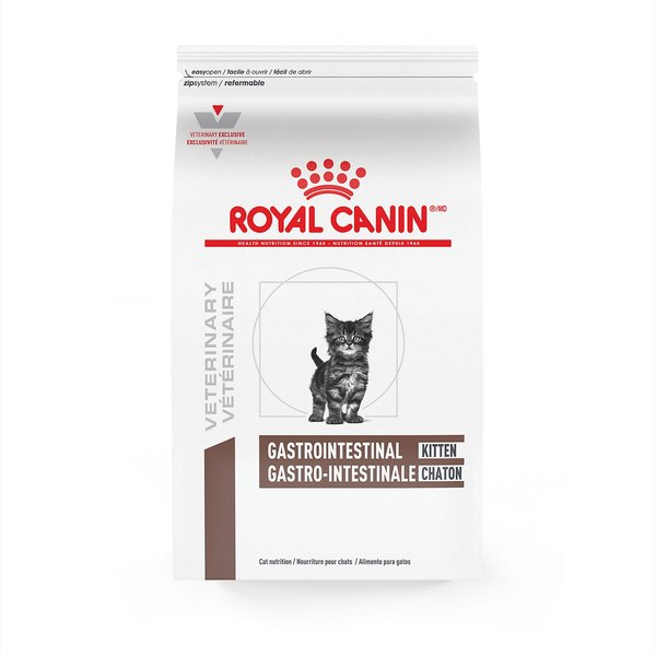 Put together valve Menagerry ROYAL CANIN VETERINARY DIET Kitten Gastrointestinal Dry Cat Food, 4.4-lb  bag - Chewy.com