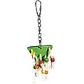 Caitec Featherland Paradise Beaded Triangle Bird Toy