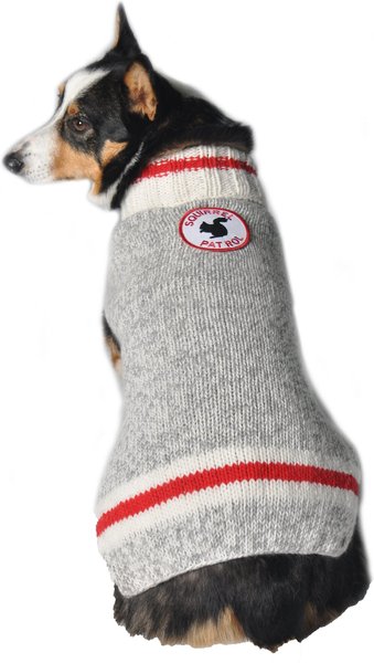 Chilly Dog Squirrel Patrol Wool Dog Sweater, Small slide 1 of 4